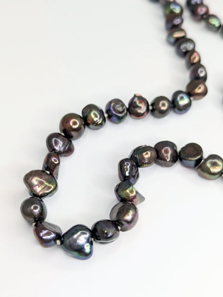 Peacock Baroque Freshwater Pearl Necklace