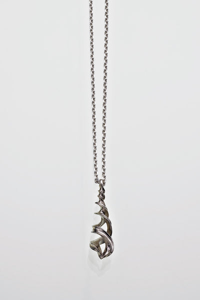 Sterling Silver Helix Design Pendant - David Smith Jewellery