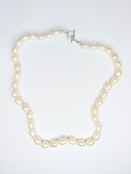 Creamy White Freshwater Pearl Necklace