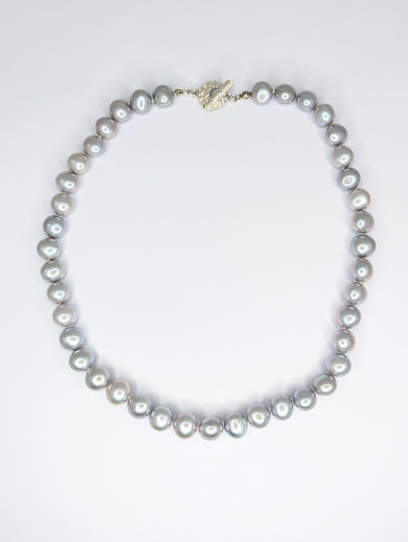 Grey Freshwater Pearl Necklace