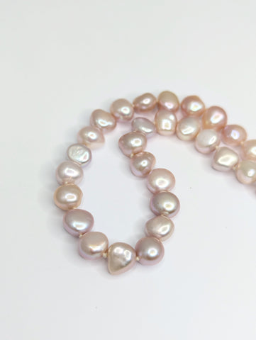 Natural Pink Baroque Freshwater Pearl Necklace