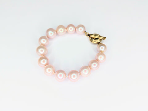 Natural Pink Freshwater Pearl Bracelet
