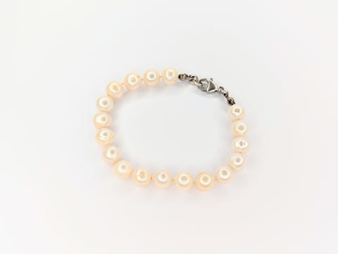 Cream Off-White Freshwater Pearl Bracelet