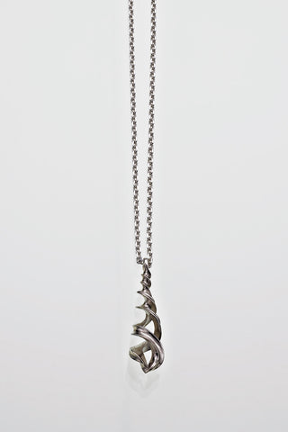 Sterling Silver Helix Design Pendant - David Smith Jewellery